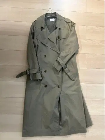 카키 트렌치코트 로리즈팜 가을/겨울 롱