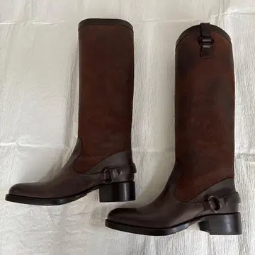 SARTOR E 사토레 자키 부츠 브라운 36 (약 23cm) 스웨이드