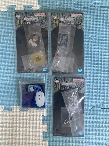 제일복권 데스노트 G상 아크릴 스탠드, H상 아크릴 참 3종 세트