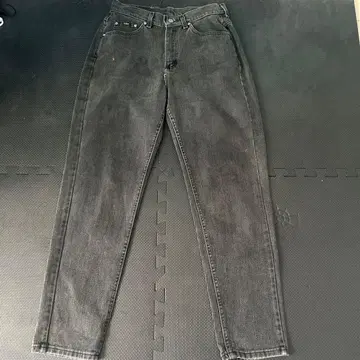 Lee 블랙 스트레이트 데님 팬츠