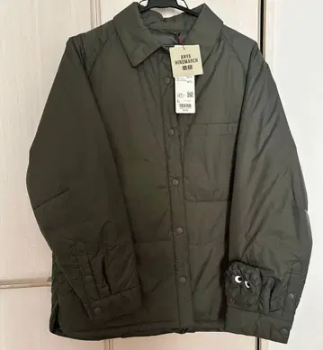 유니클로 아냐 퍼프 테크 셔츠 자켓 L