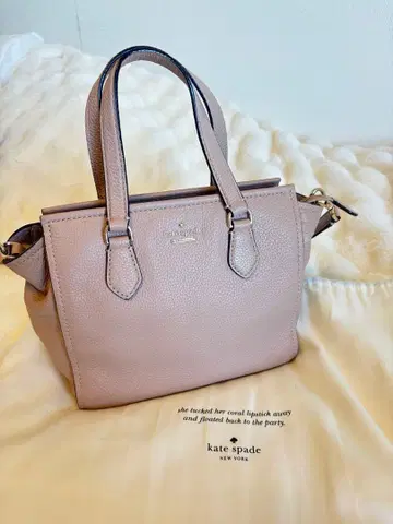 케이트 스페이드 2WAY 핸드백 핑크 가죽 여성용