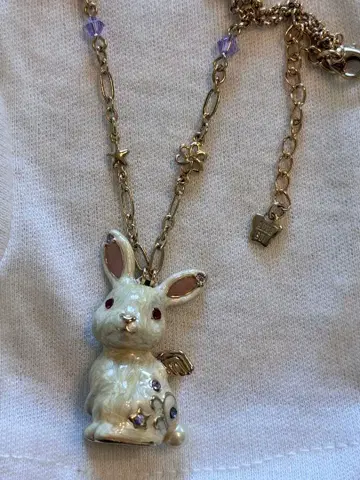 ANNA SUI 토끼 목걸이 안나수이