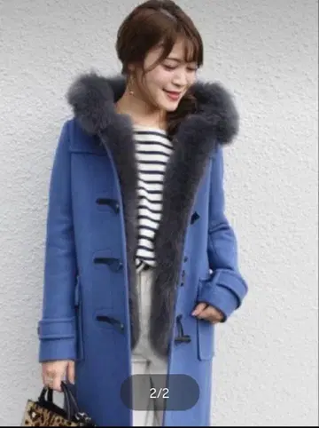 SHIPS 멜톤 퍼 더플 코트