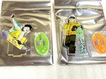 몹사이코 콜라보 카페 본점 스키 스노우보드 등신 아크릴 스탠드 몹 레이겐