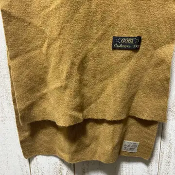 GOBI 캐시미어 100% 머플러 올드 일본제 고급 고비