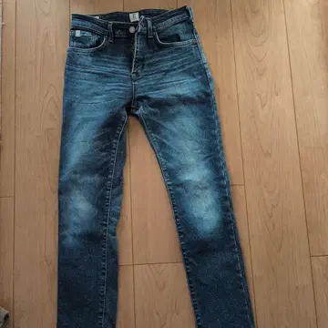 E 스키니 데님 일본제 다크 블루