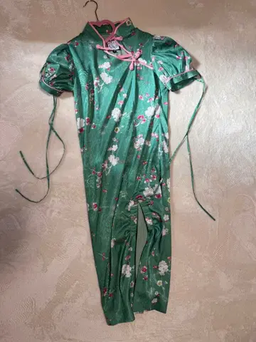 MUKZIN 꽃무늬 차이나 드레스 S