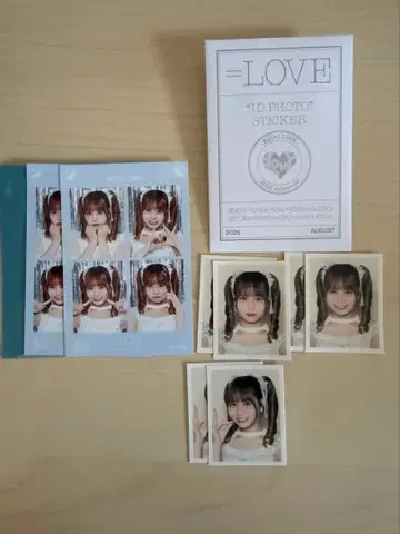 이코럽 오바 하나 4컷 포토카드 ID PHOTO