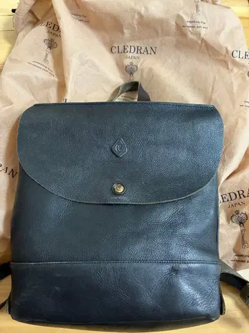 CLEDRAN 클레드란 AMO 아모 백팩 소가죽 가죽 블랙