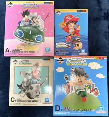 제일복권 드래곤볼 스냅 컬렉션 2, A상 B상 C상 D상 피규어 4종