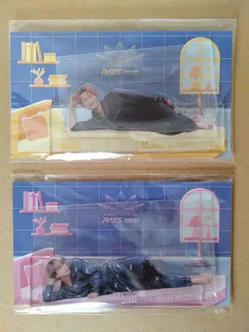 SnowMan 파자마 아크릴 스탠드 RAYS 이와모토 사쿠마 세트