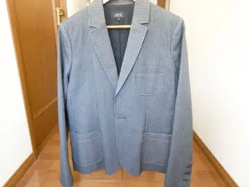 A.P.C. 스트라이프 테일러드 자켓 L 사이즈 프랑스제