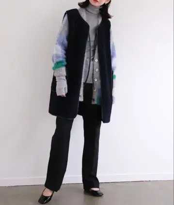 파이핑 보아 베스트 SLOBE IENA 네이비