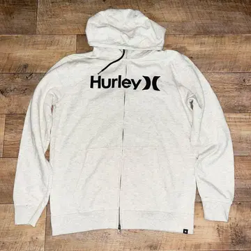 Hurley 그레이 풀 집업 후드티