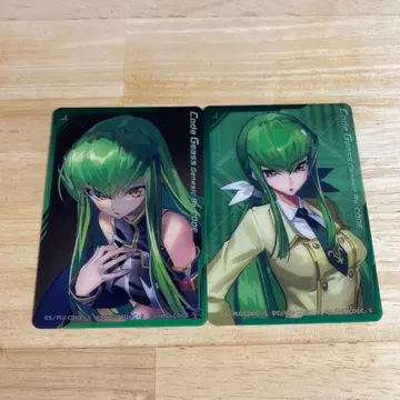 코드 기어스 트리 빌리지 미니 클리어 카드 C.C. 2점