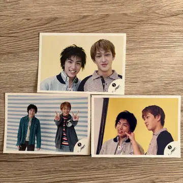 요코야마 유 무라카미 싱고 공식 사진 3매