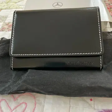 Mercedes-Benz 가죽 카드 케이스 블랙