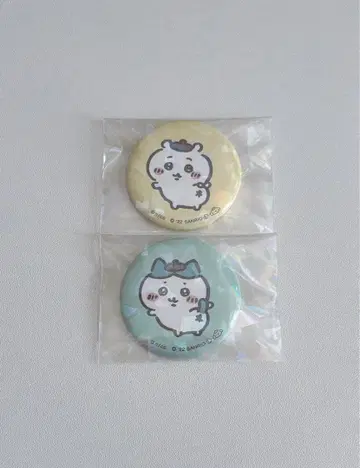 치이카와 산리오 하치와레 폼폼푸딩 캔뱃지 콜라보