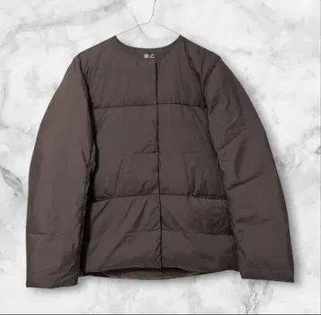 UNIQLO:C 라이트 다운 자켓 다크 브라운 S