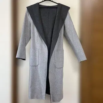 후드 부착 롱 코트 유나이티드 애로우즈