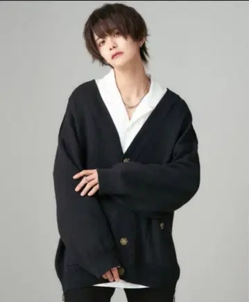 ADRER 로이얄 퀄리티 돌먼 슬리브 오버 가디건 와이드 M