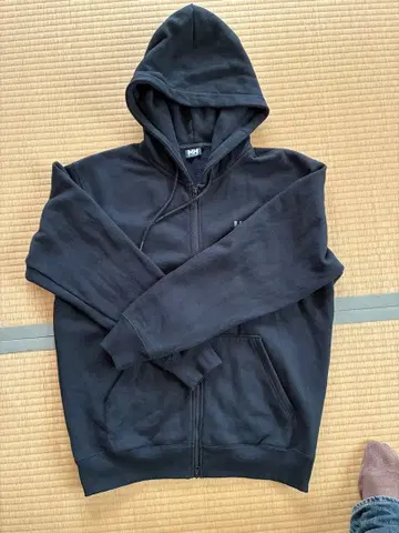 해리슨 맨투맨 풀 집업 후드티 블랙 L 사이즈