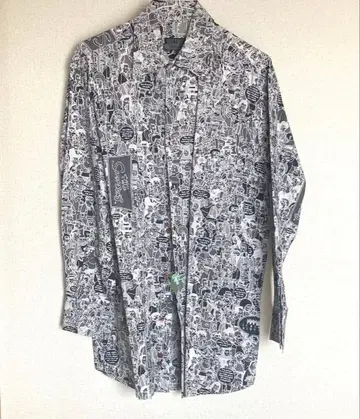 아이스버그 ICEBERG 심슨 패턴 긴팔 셔츠