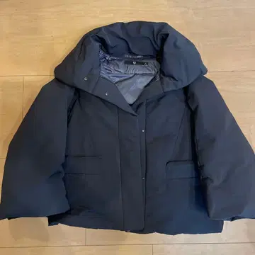 미사용 유니클로 +J 하이브리드 다운 자켓 블랙 M 사이즈