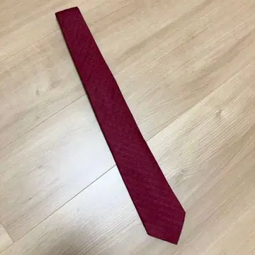 ANNIVERSAIRE 와인 레드 빨간색 넥타이