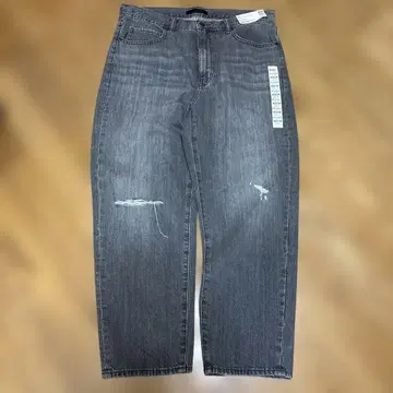 유니클로 슬라우치 테이퍼드 앵클 청바지 데미지 29 새상품 그레이