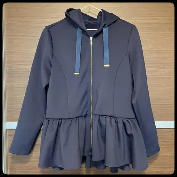 화이트 조라 무적의 프릴 후드티 L 네이비