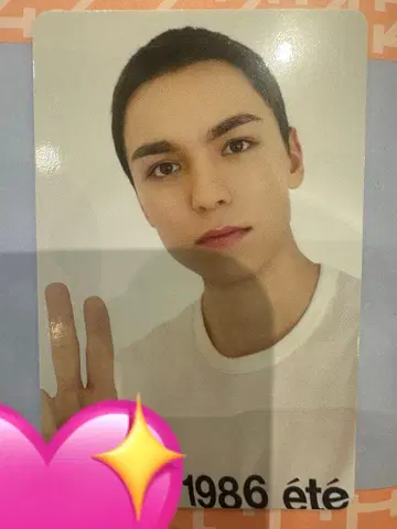 세븐틴 FC 갱신 SEVENTEEN 트레이딩 카드 버논