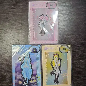 세일러문 아크릴 스탠드 3개 세트