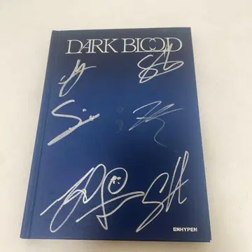 [ 전원 친필 사인 ] ENHYPEN DARK BLOOD 앨범 친필