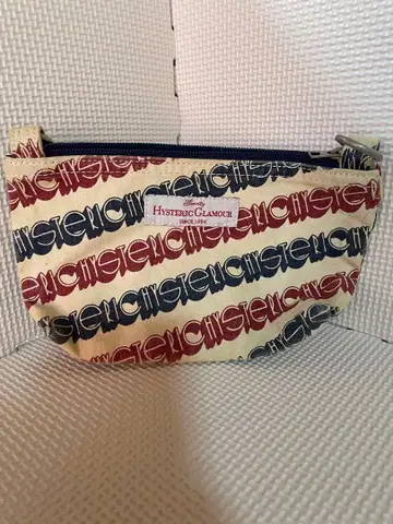 HYSTERIC GLAMOUR 로고 파우치