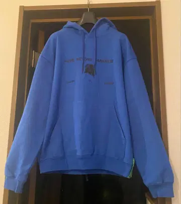 FLOWER BONE HOODIE//BLUE