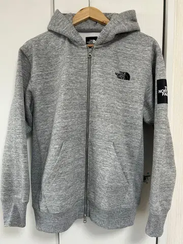 THE NORTH FACE 그레이 후드티 풀 집업 남성용 M 사이즈