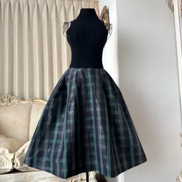 FOXEY 원피스 캐시미어 실크 타프타 38