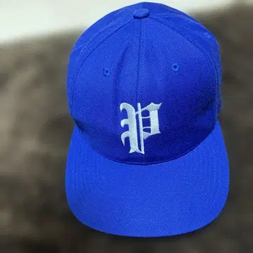 phatrnk 팻랭크 캡 파랑 P 로고