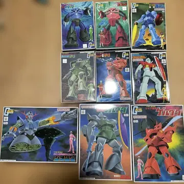 건담 프라모델 구 키트 9종 세트 프라모델 자쿠 지옹 즈고크