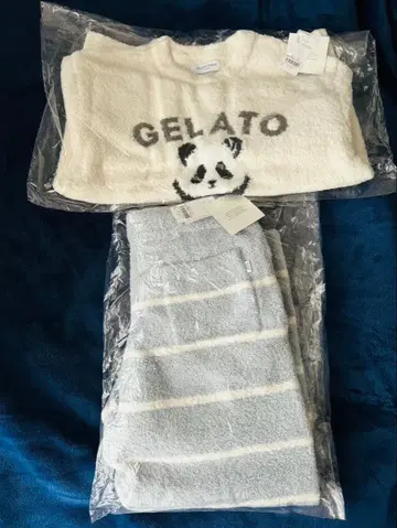 젤라또피케 팬더 남성용 M 여성용 상하의 세트 택 포함 새상품 미개봉