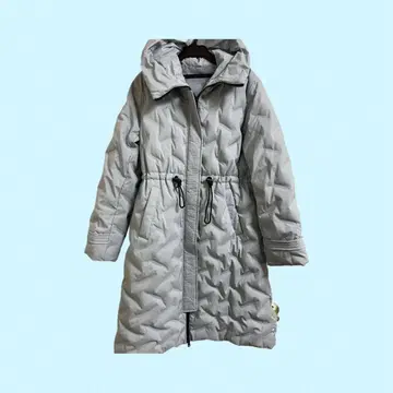 [ 새상품급 ] 라이트 블루 퀼팅 다운 자켓 내추럴 미스트