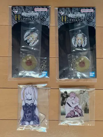 데스노트 제일복권 미사 아크릴 스탠드 참 4종 세트