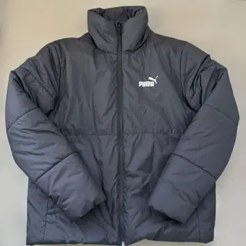 푸마 블랙 여성용 다운 자켓 L 사이즈 충전솜