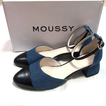 미사용 MOUSSY 마우지 COLOR BLOCK 펌프스 L 사이즈