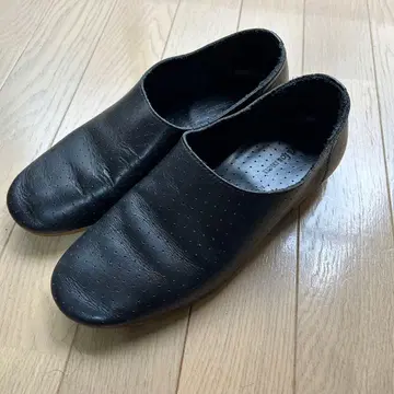 Y's for men 블랙 플랫슈즈