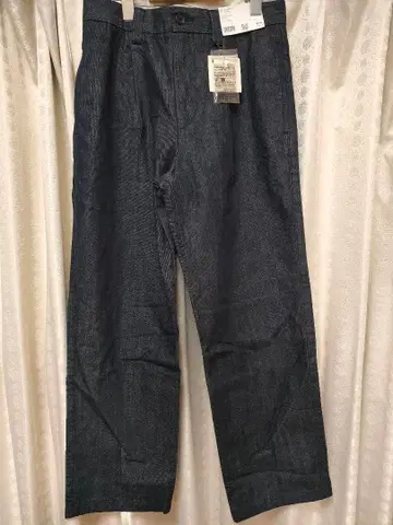 UNIQLO : C 턱 스트레이트 팬츠/데님 유니클로