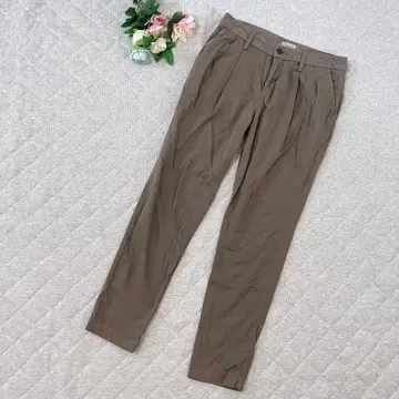 야누크 [ M 상당 ] 팬츠 캐주얼 슬랙스 치노 팬츠 플리츠 스트레치