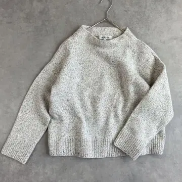 INDIVI 인디비 하이넥 니트 스웨터